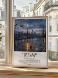 Ten Little Indians bookish poster colour and style options – Sherman Alexie book art