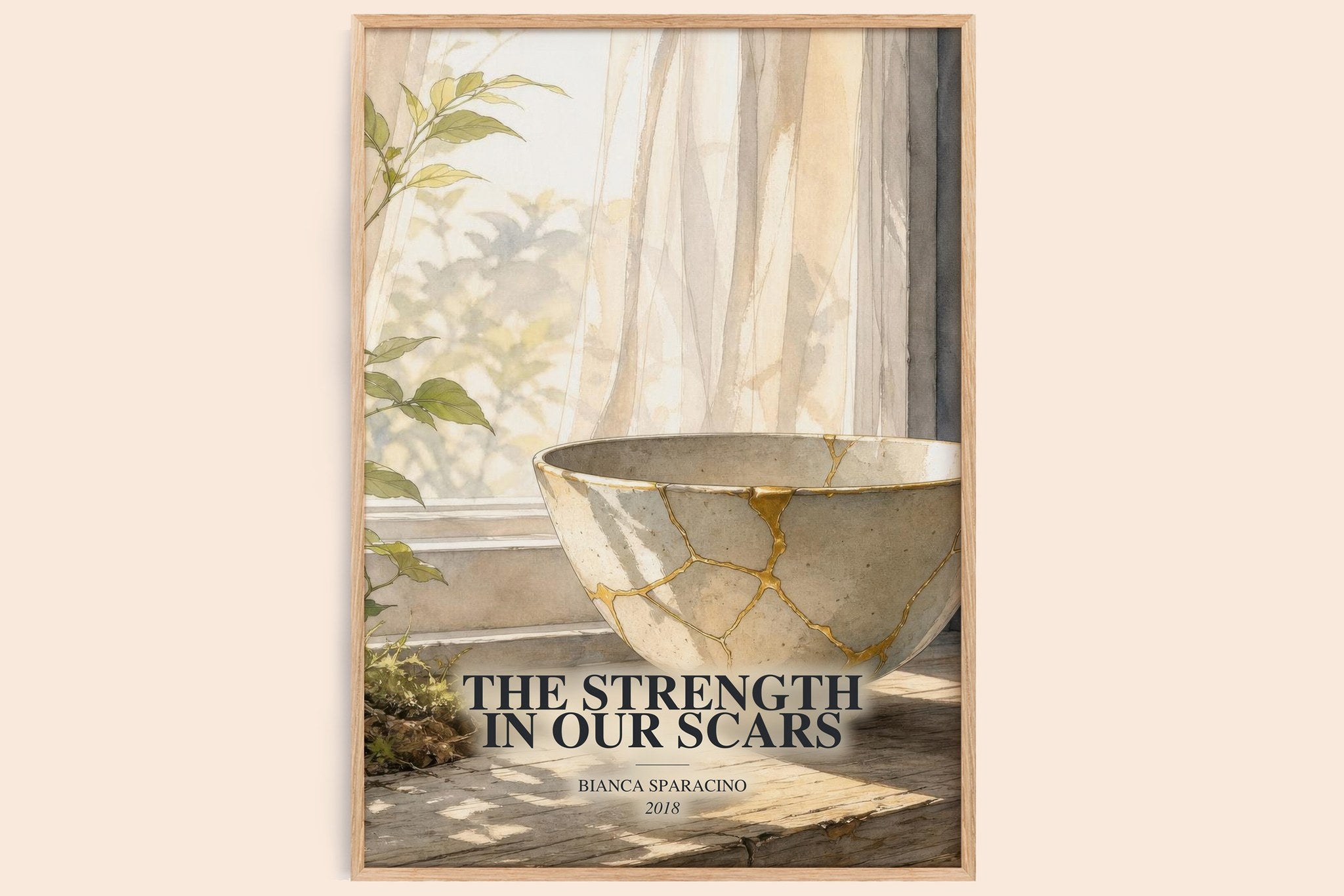 Strength in Our Scars Book Watercolour Illustration by B. Sparacino