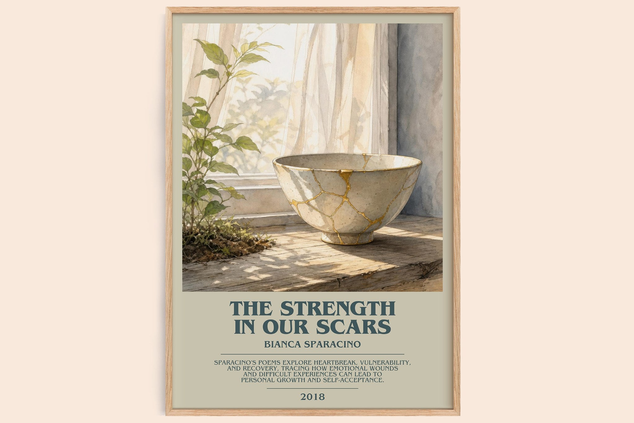 The Strength in Our Scars Bookish Wall Art by Bianca Sparacino