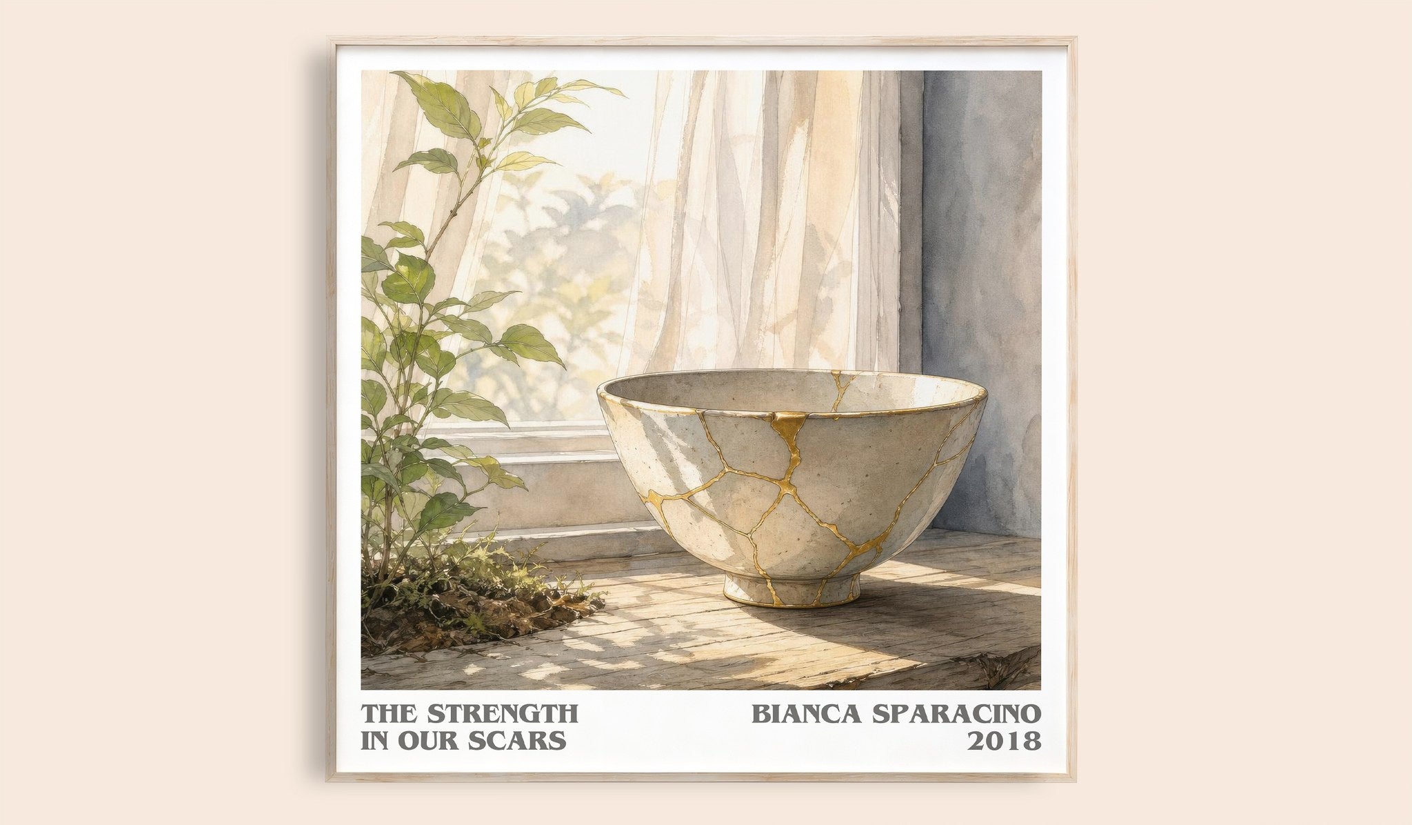 The Strength in Our Scars Literary Art Print by Bianca Sparacino