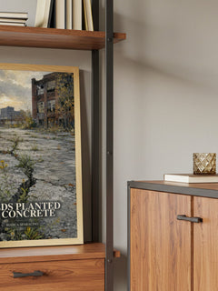 Seeds Planted in Concrete book watercolour illustration paper finish options – matte satin gloss