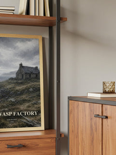 The Wasp Factory book watercolour illustration paper finish options – matte satin gloss
