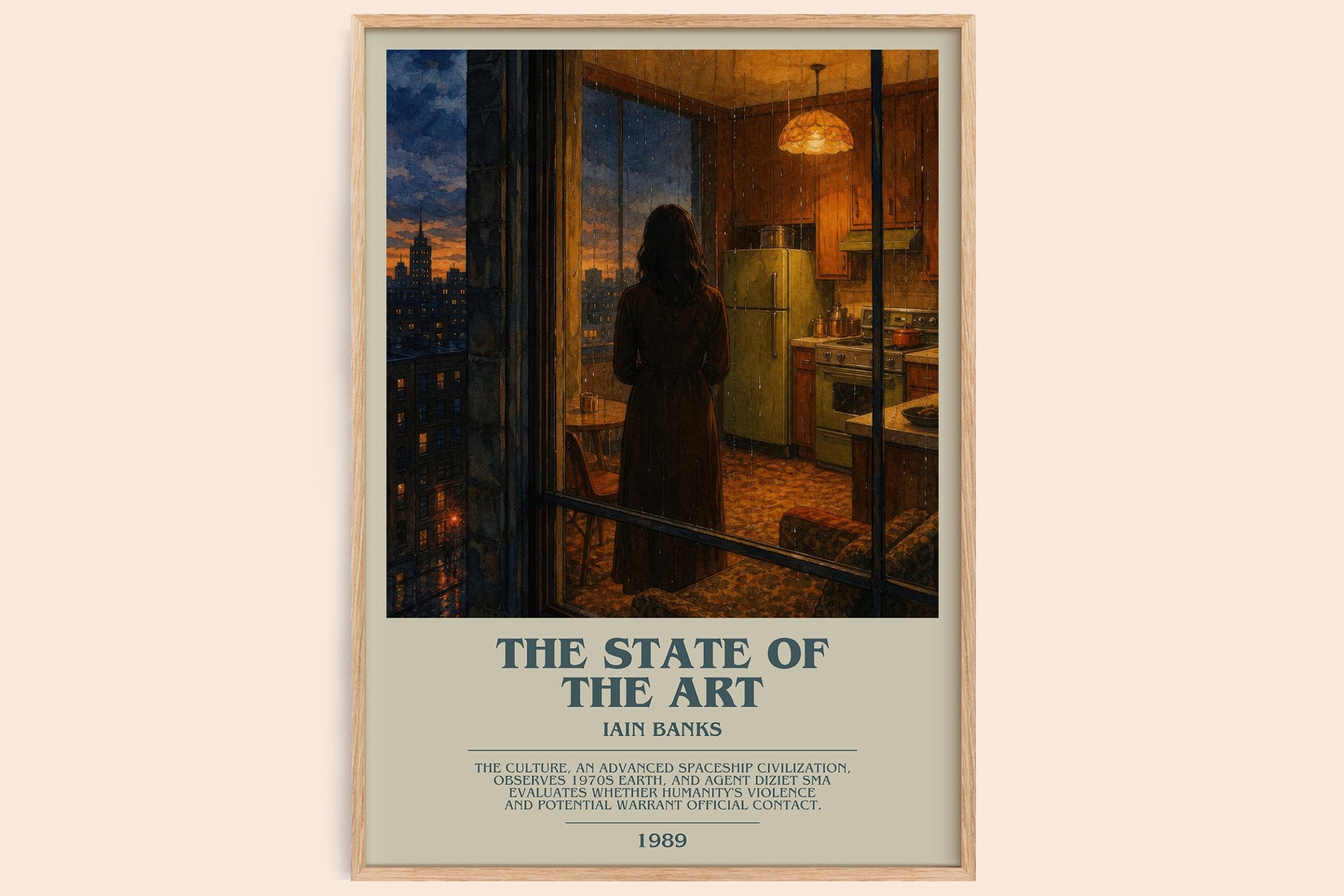 The State of the Art Bookish Wall Art by Iain Banks