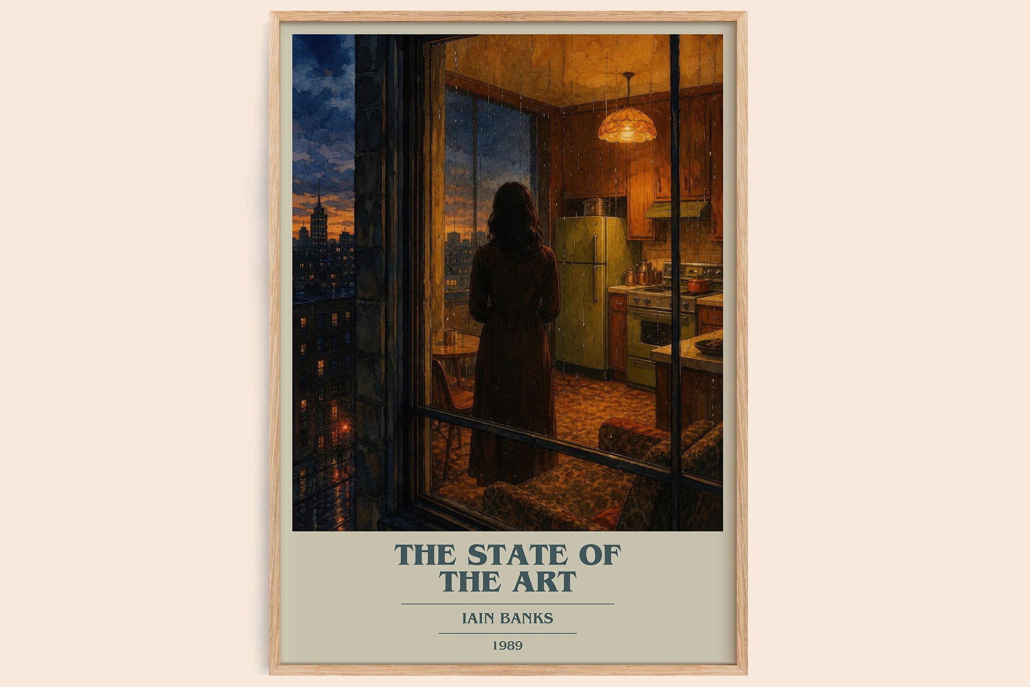 The State of the Art Book Cover Poster by Iain Banks