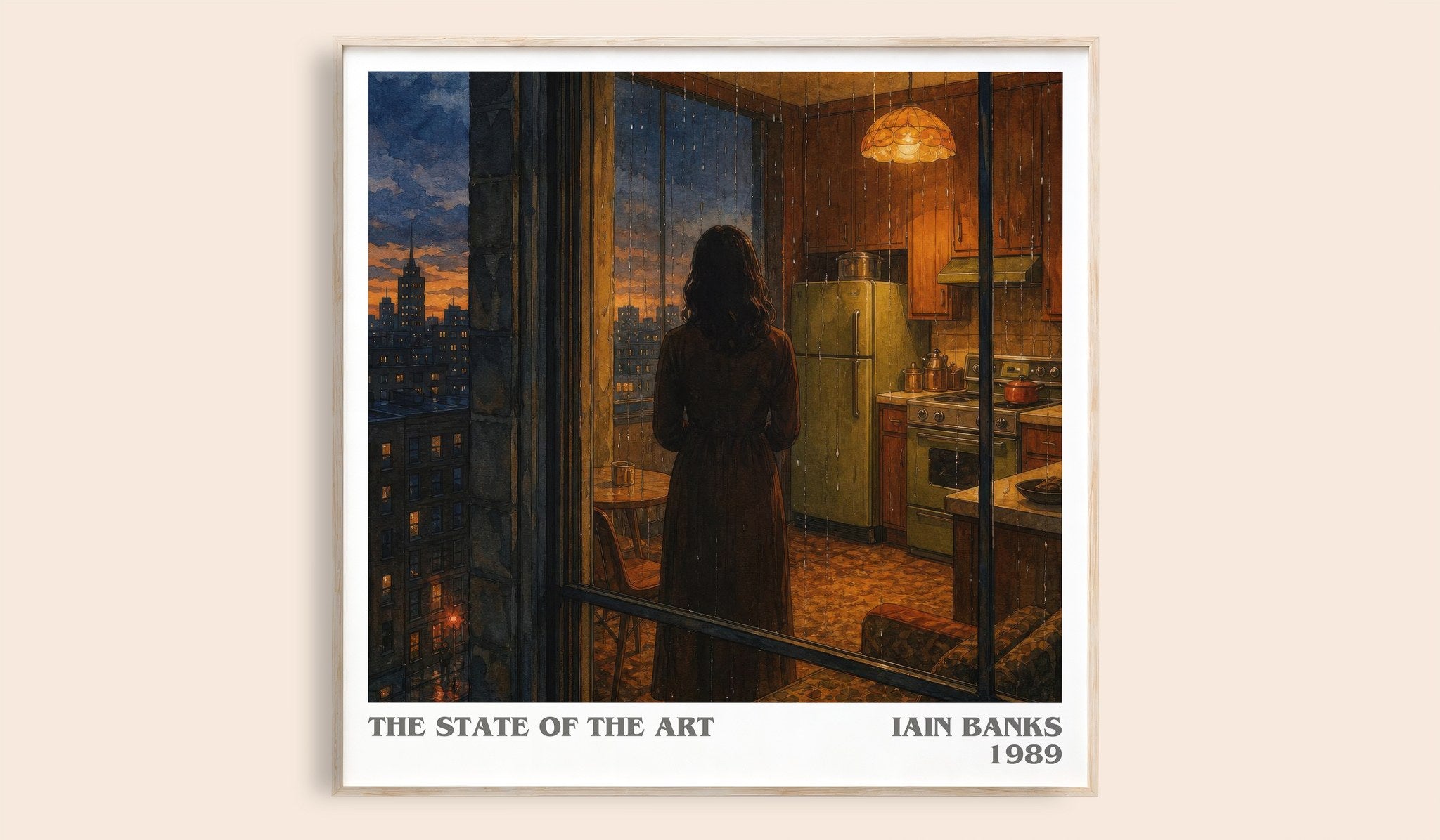 The State of the Art Literary Art Print by Iain Banks