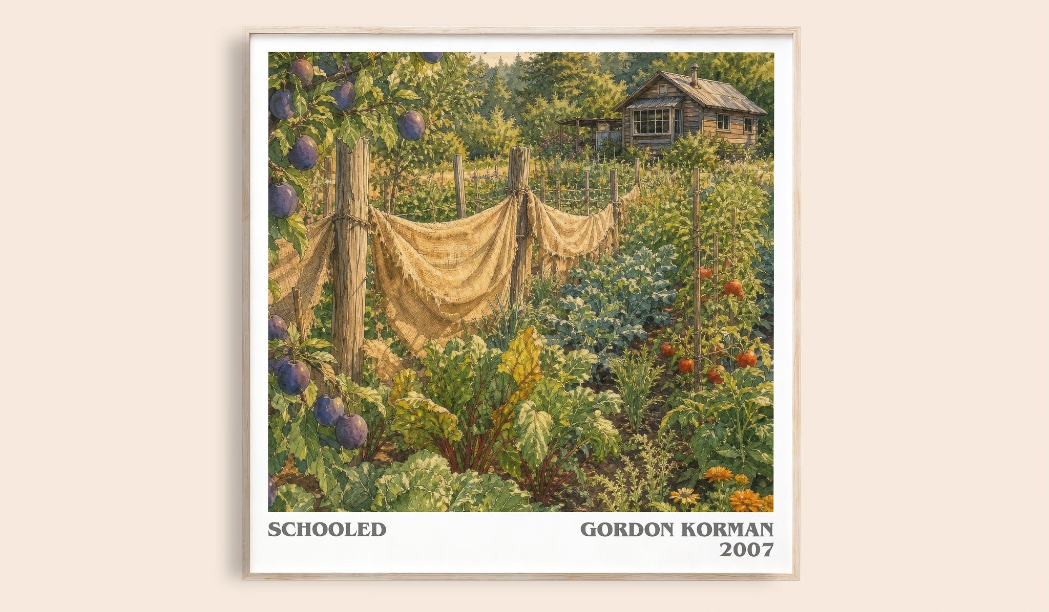 Schooled Literary Art Print by Gordon Korman