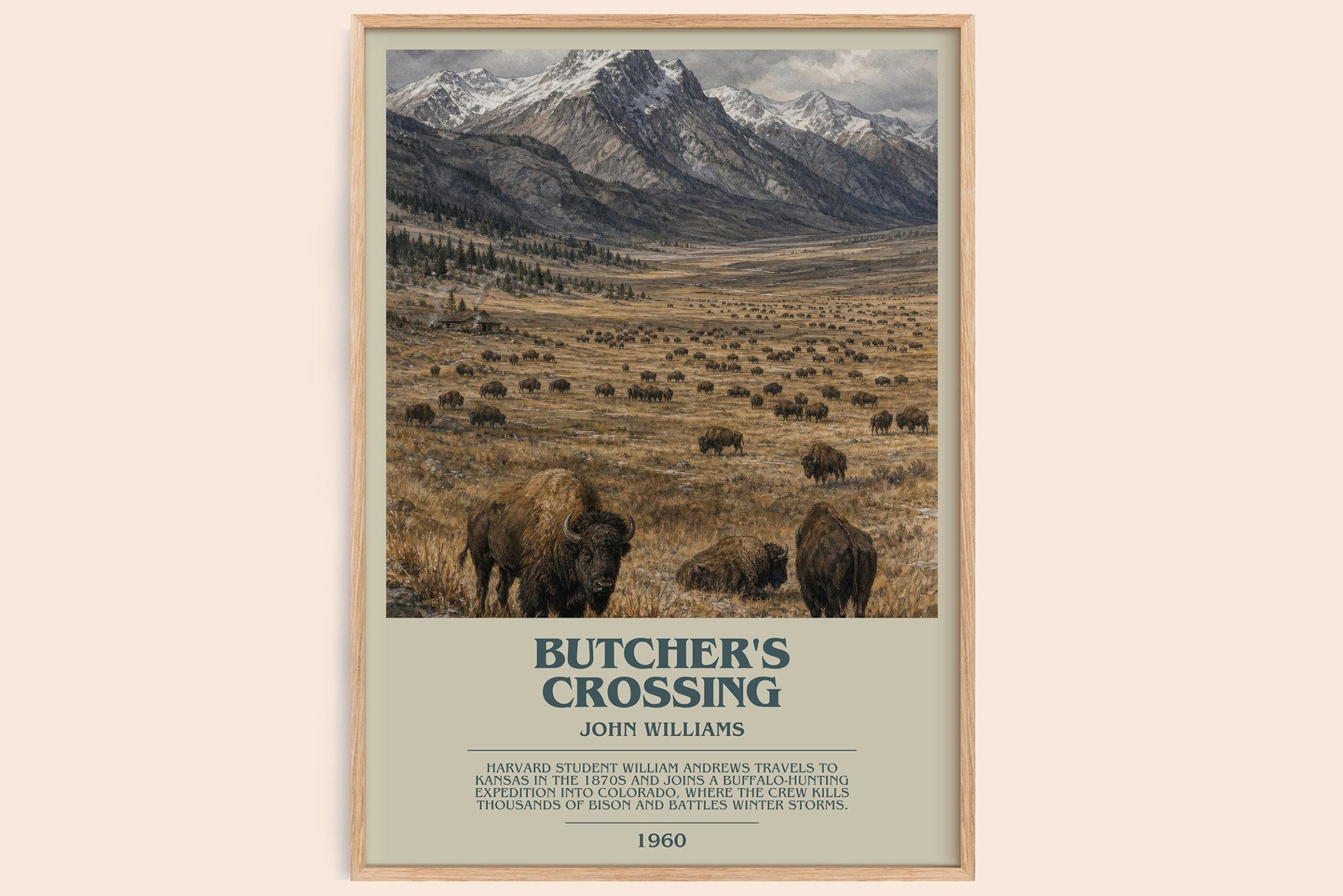 Butcher's Crossing Bookish Wall Art by John Williams