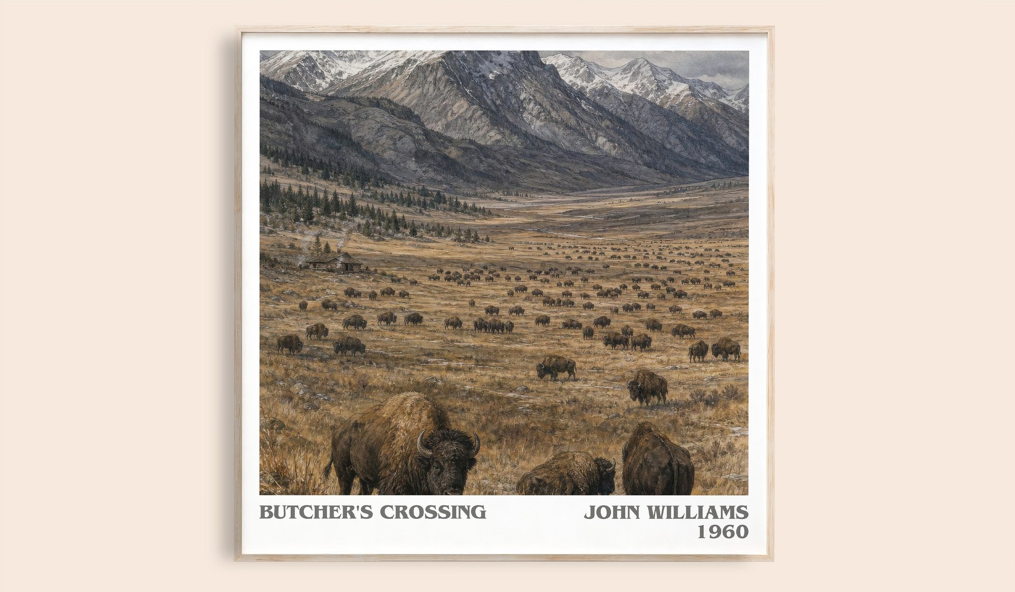 Butcher's Crossing Literary Art Print by John Williams