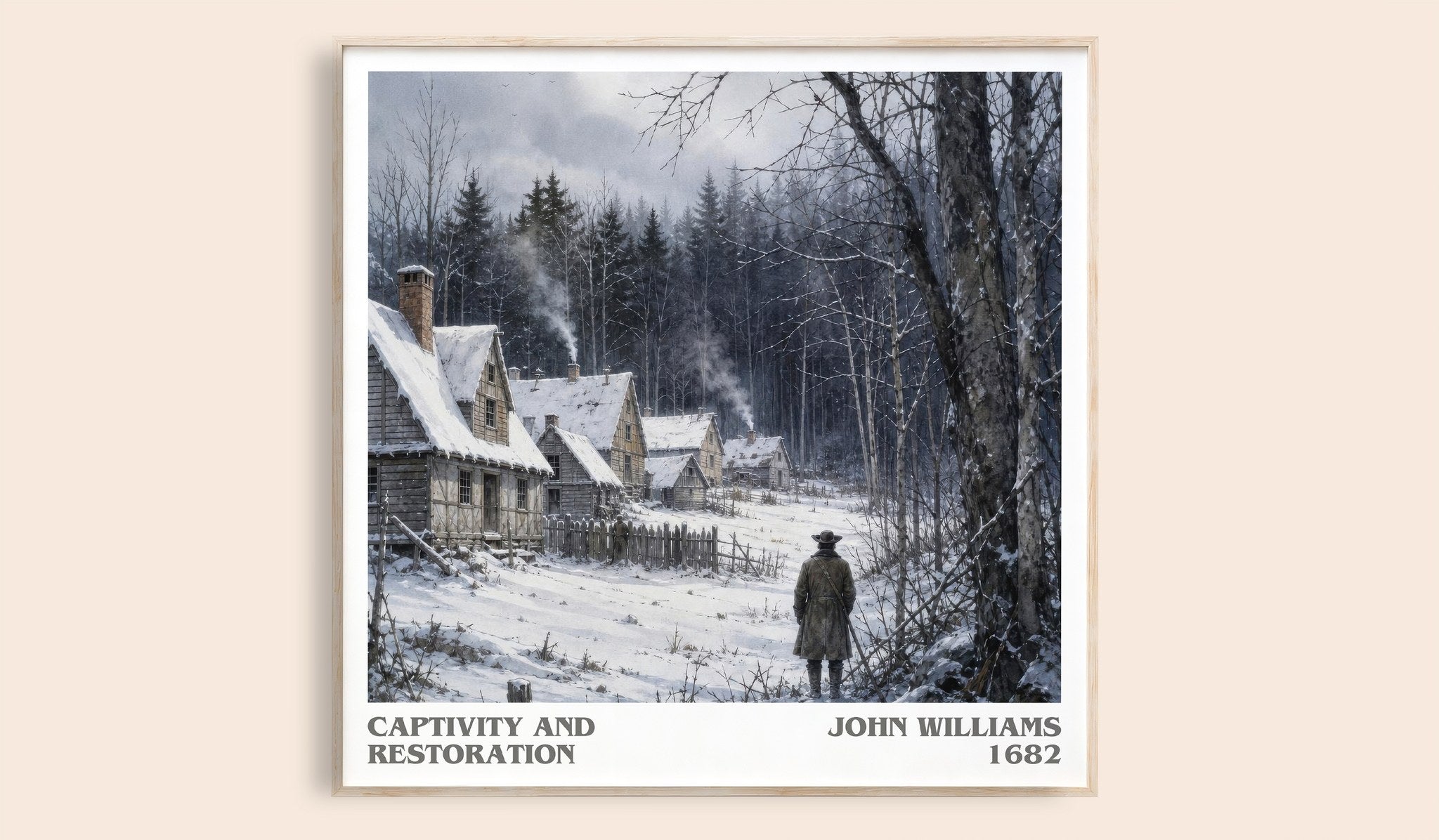 Captivity and Restoration Literary Art Print by John Williams