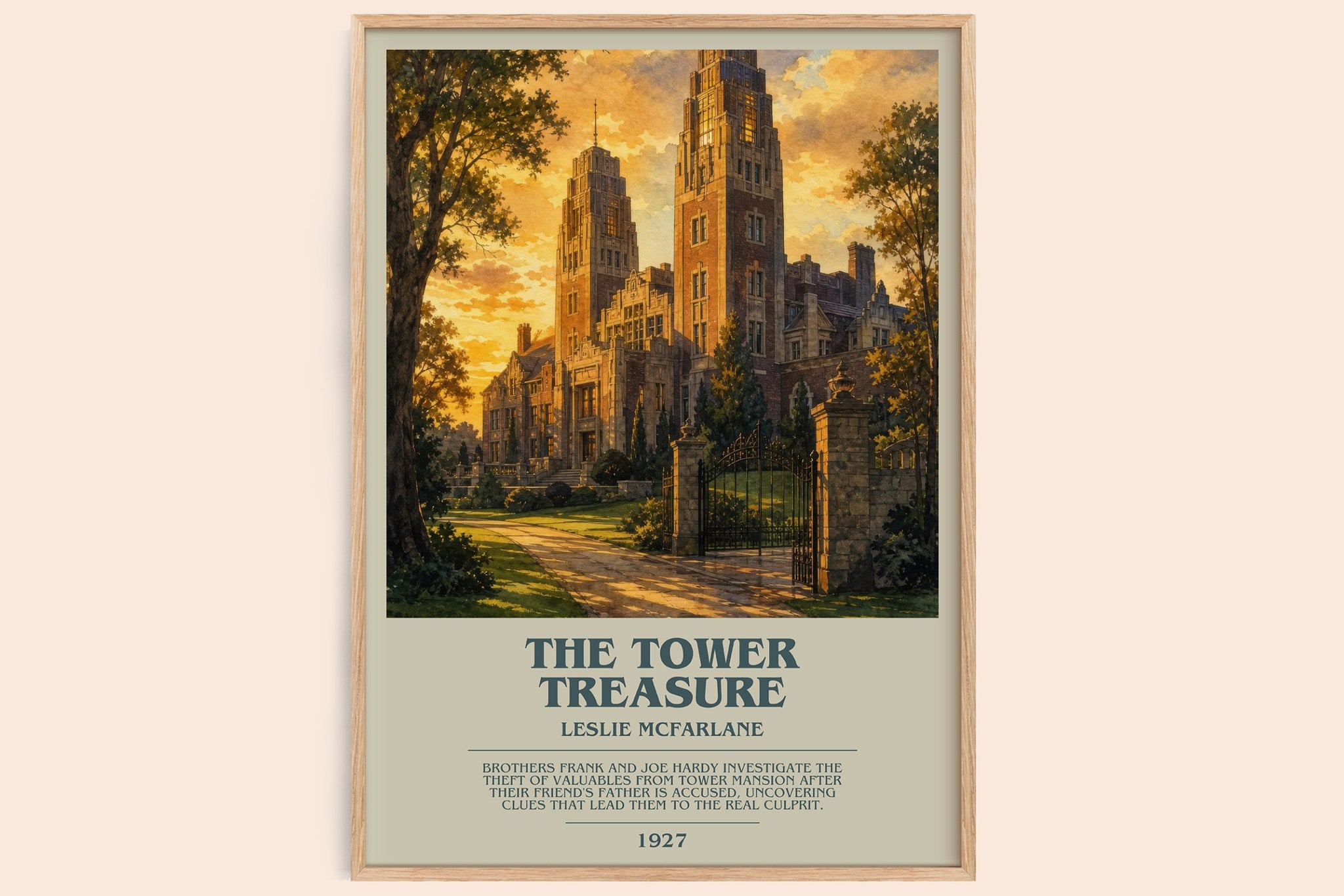 The tower treasure Bookish Wall Art by Leslie McFarlane