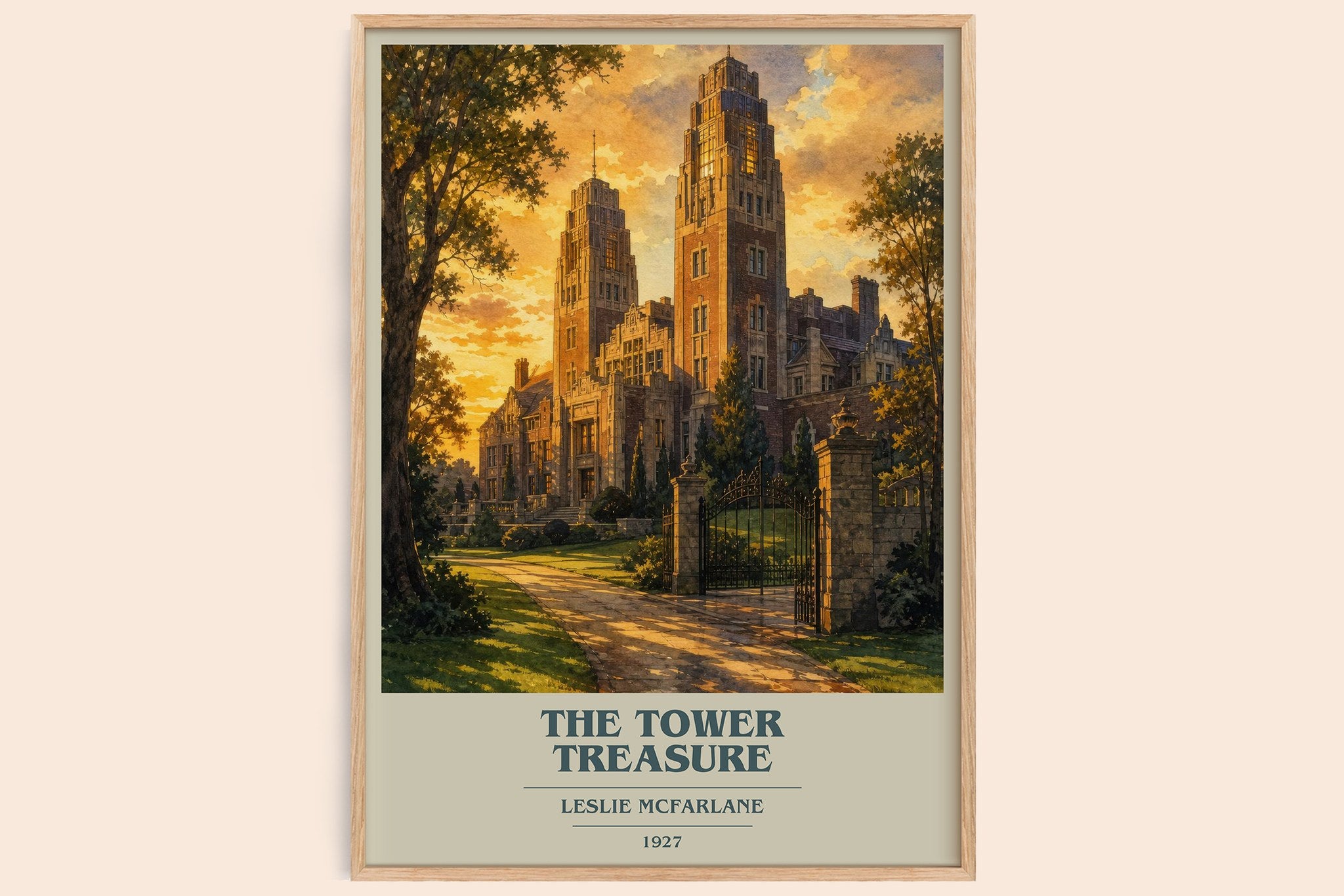 The tower treasure Book Cover Poster by Leslie McFarlane