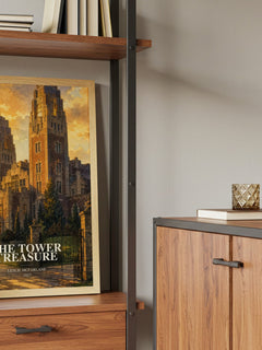 The tower treasure book watercolour illustration paper finish options – matte satin gloss