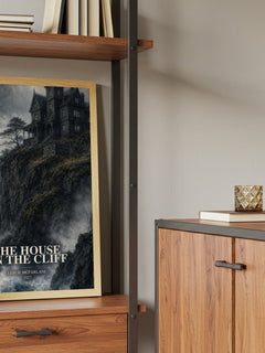 The House on the Cliff book watercolour illustration paper finish options – matte satin gloss