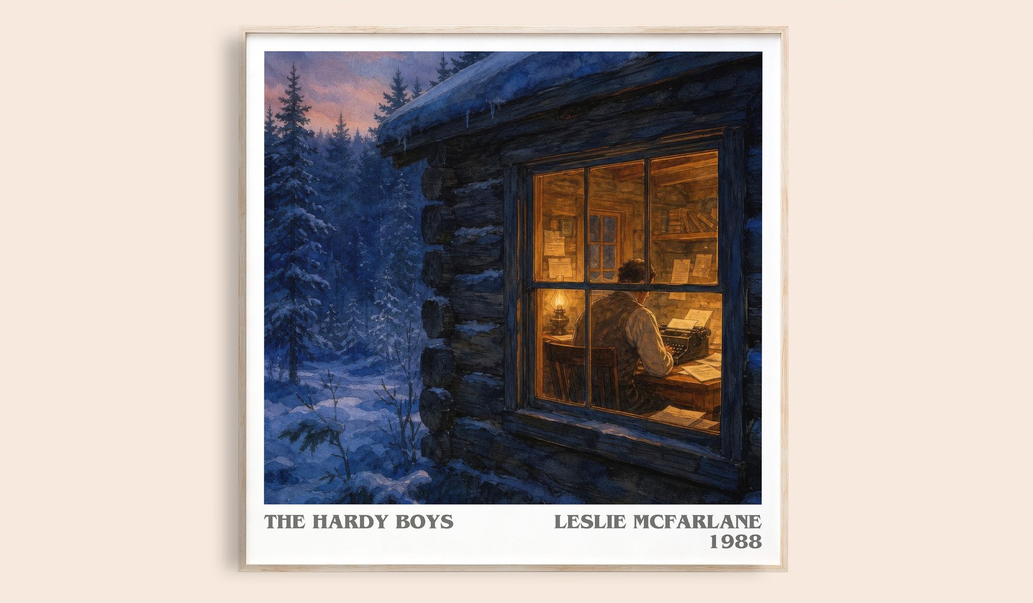 The Hardy boys Literary Art Print by Leslie McFarlane