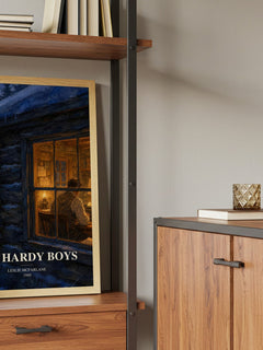 The Hardy boys book watercolour illustration paper finish options – matte satin gloss