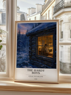 The Hardy boys book cover poster colour and style options – Leslie McFarlane book art