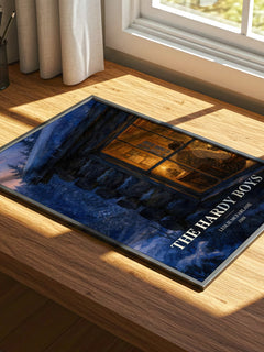 The Hardy boys watercolour book poster framed on wall – young adult wall art