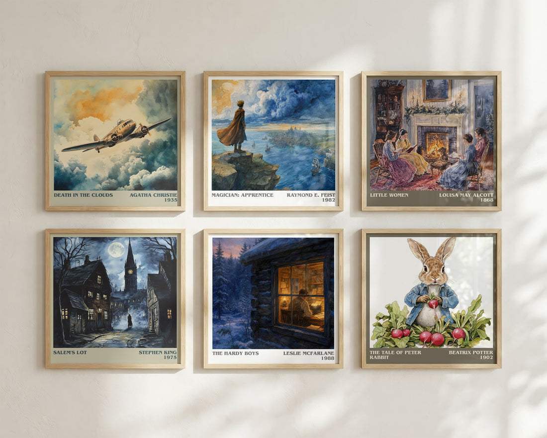 The Hardy boys literary art print colour and style options – Leslie McFarlane book art