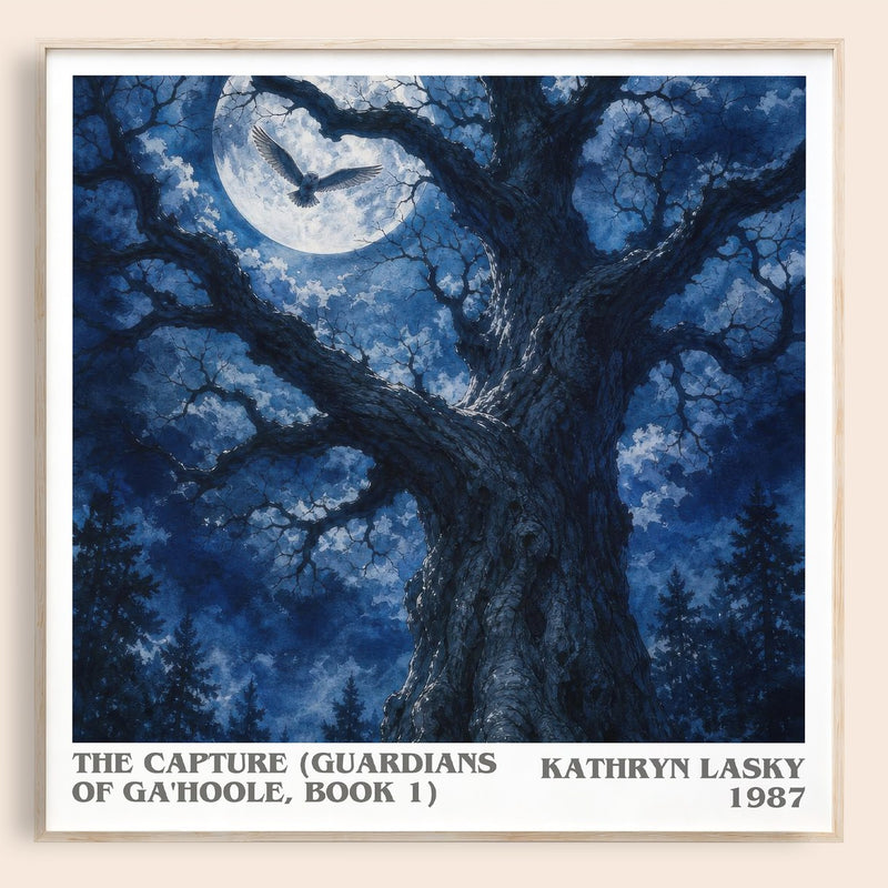 The Capture (Guardians of Ga'Hoole, Book 1) literary book poster by Kathryn Lasky – framed literary art print