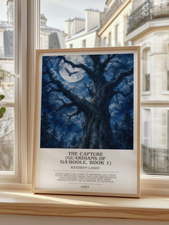 The Capture (Guardians of Ga'Hoole, Book 1) bookish poster colour and style options – Kathryn Lasky book art