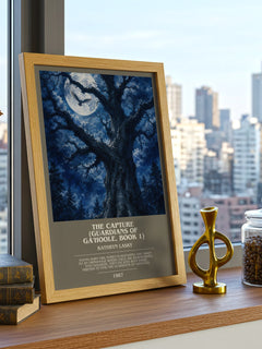 The Capture (Guardians of Ga'Hoole, Book 1) bookish print framed by window – literary home decor