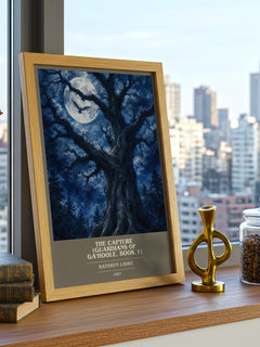 The Capture (Guardians of Ga'Hoole, Book 1) book cover print framed by window – literary home decor