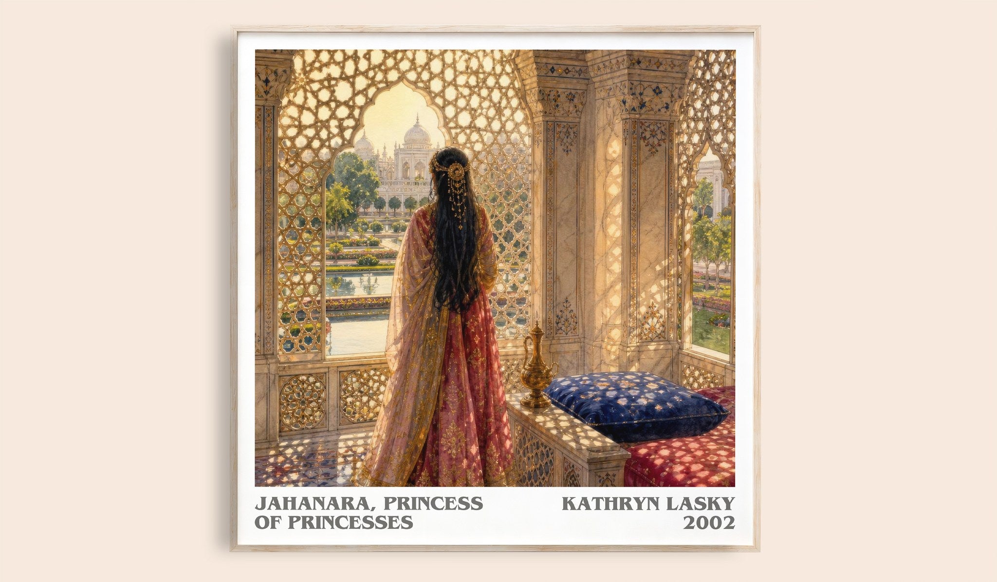 Jahanara, Princess of Princesses Literary Art Print by Kathryn Lasky