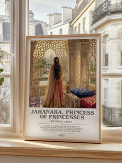 Jahanara, Princess of Princesses bookish poster colour and style options – Kathryn Lasky book art