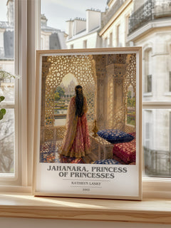 Jahanara, Princess of Princesses book cover poster colour and style options – Kathryn Lasky book art