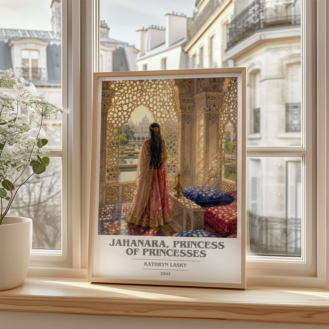 Jahanara, Princess of Princesses book cover poster colour and style options – Kathryn Lasky book art