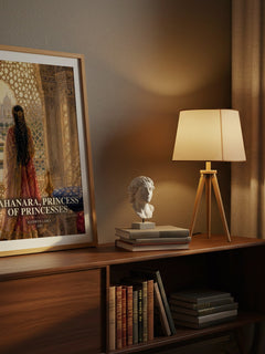 Jahanara, Princess of Princesses watercolour print on bookshelf – Kathryn Lasky fan gift