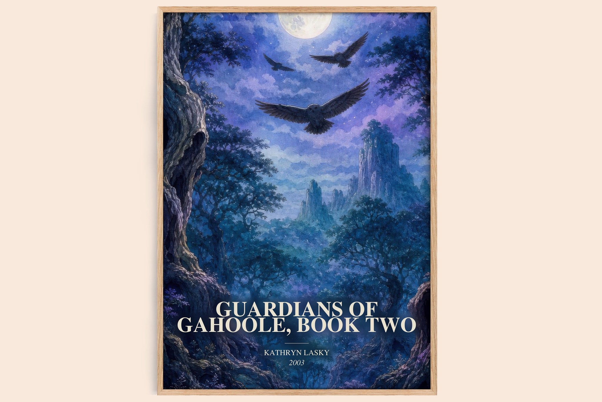 Guardians of GaHoole, Book Two Book Watercolour Illustration by Kathryn Lasky