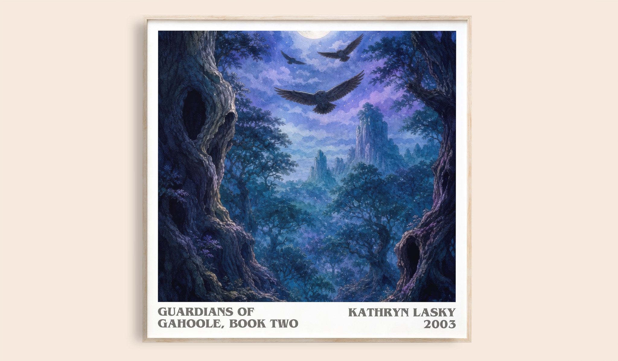 Guardians of GaHoole, Book Two Literary Art Print by Kathryn Lasky