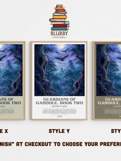 Guardians of GaHoole, Book Two bookish print in frame leaning in hallway – fantasy wall art