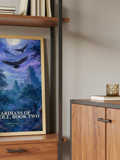 Guardians of GaHoole, Book Two book watercolour illustration paper finish options – matte satin gloss