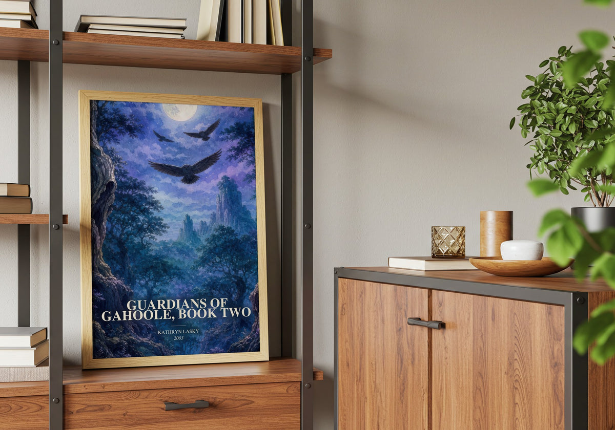Guardians of GaHoole, Book Two book watercolour illustration paper finish options – matte satin gloss