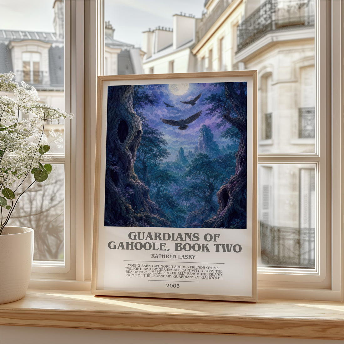 Guardians of GaHoole, Book Two bookish poster colour and style options – Kathryn Lasky book art