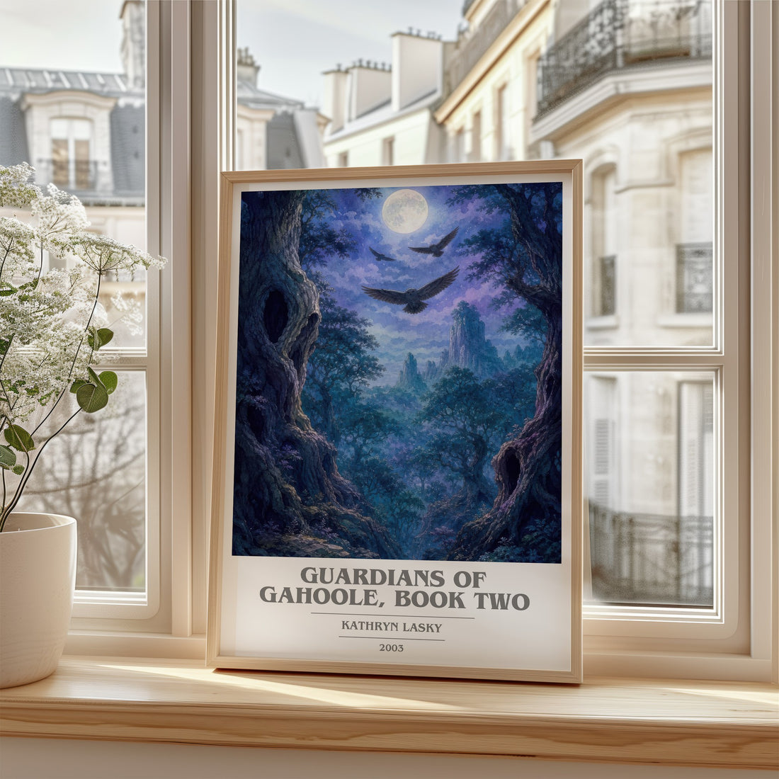 Guardians of GaHoole, Book Two book cover poster colour and style options – Kathryn Lasky book art