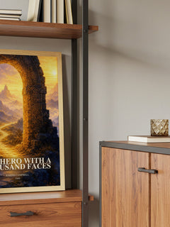 The hero with a thousand faces book watercolour illustration paper finish options – matte satin gloss