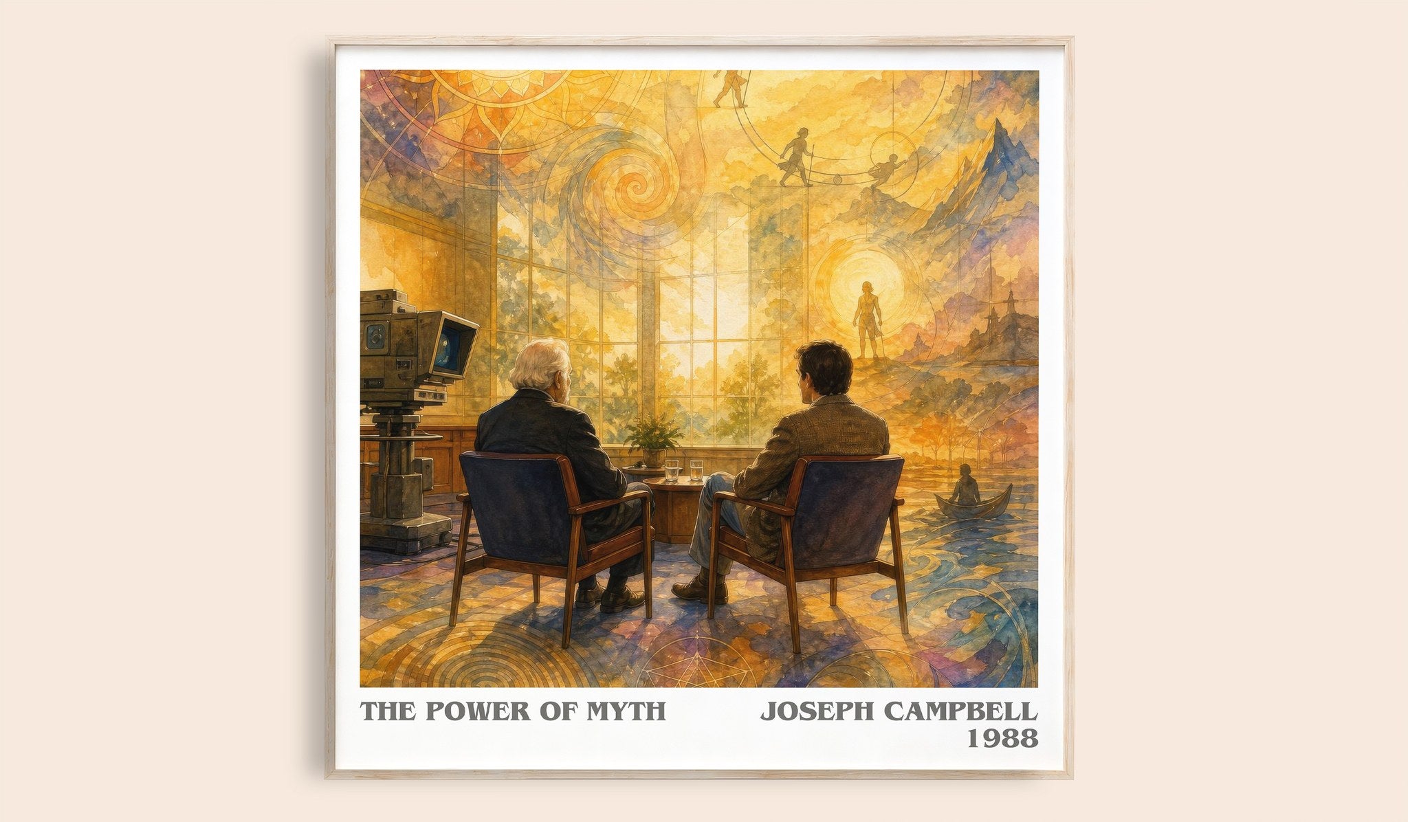 The Power of Myth Literary Art Print by Joseph Campbell