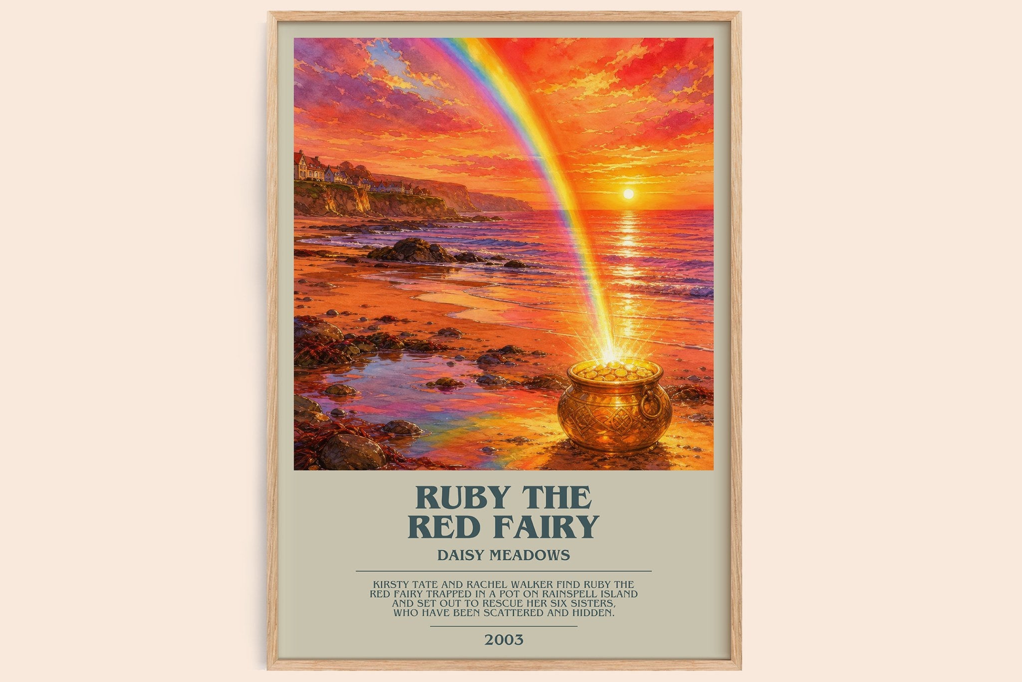 Ruby the Red Fairy Bookish Wall Art by Daisy Meadows