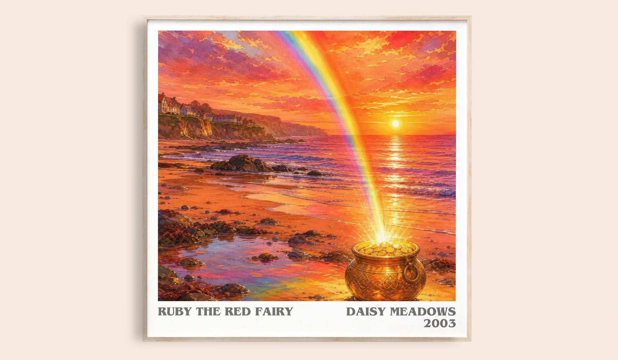 Ruby the Red Fairy Literary Art Print by Daisy Meadows