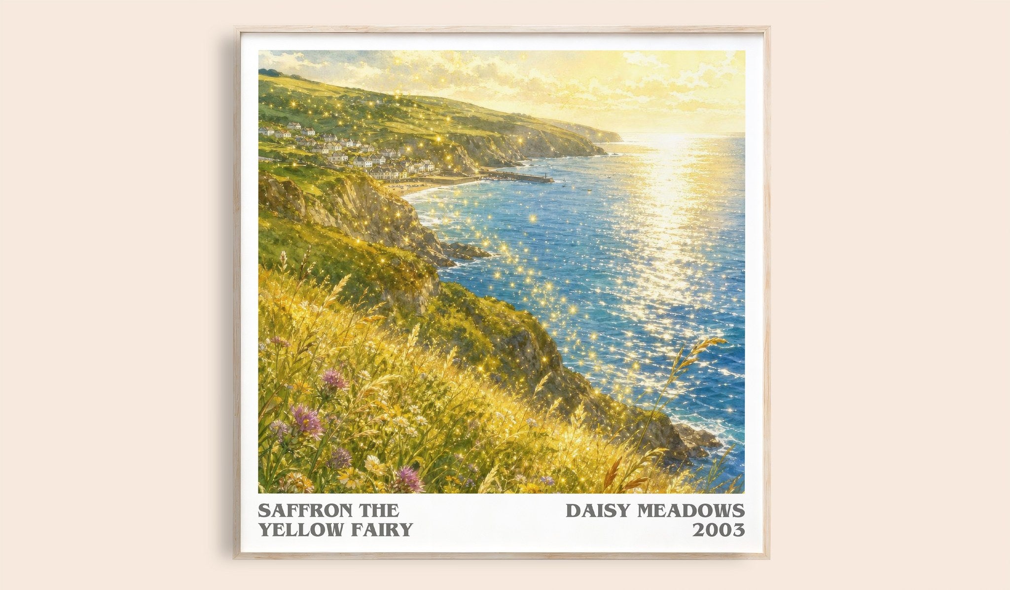 Saffron the Yellow Fairy Literary Art Print by Daisy Meadows