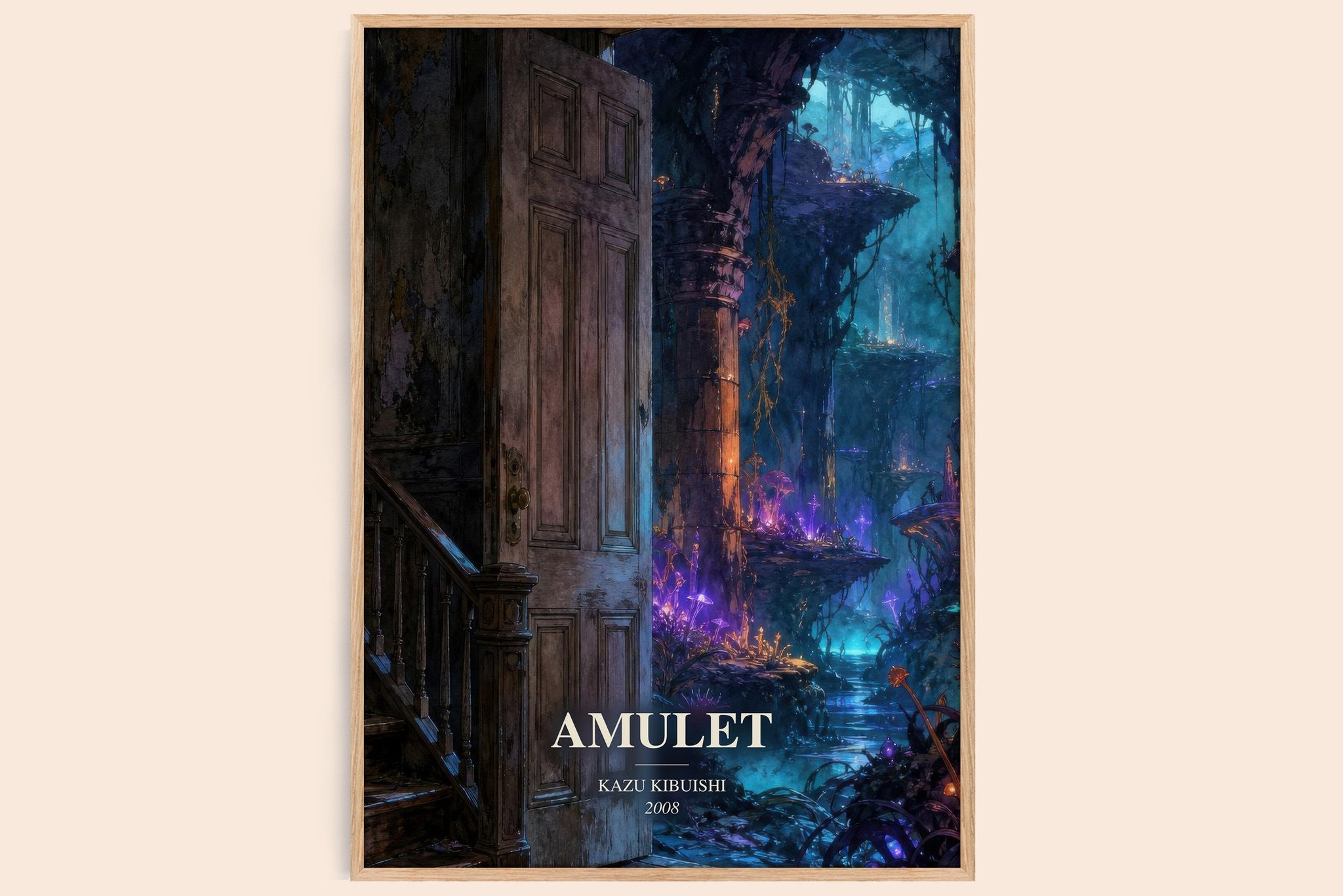 Amulet Book Watercolour Illustration by Kazu Kibuishi