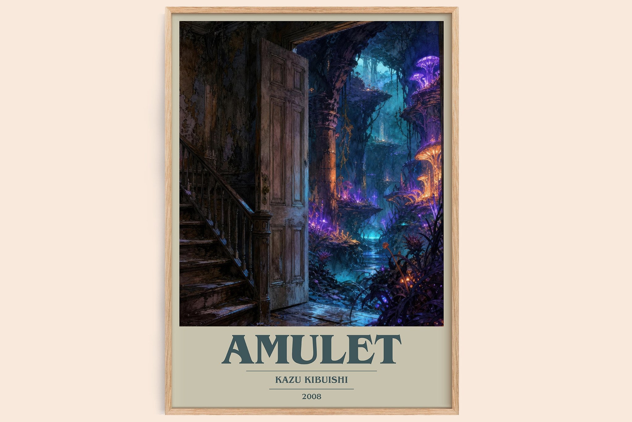 Amulet Book Cover Poster by Kazu Kibuishi