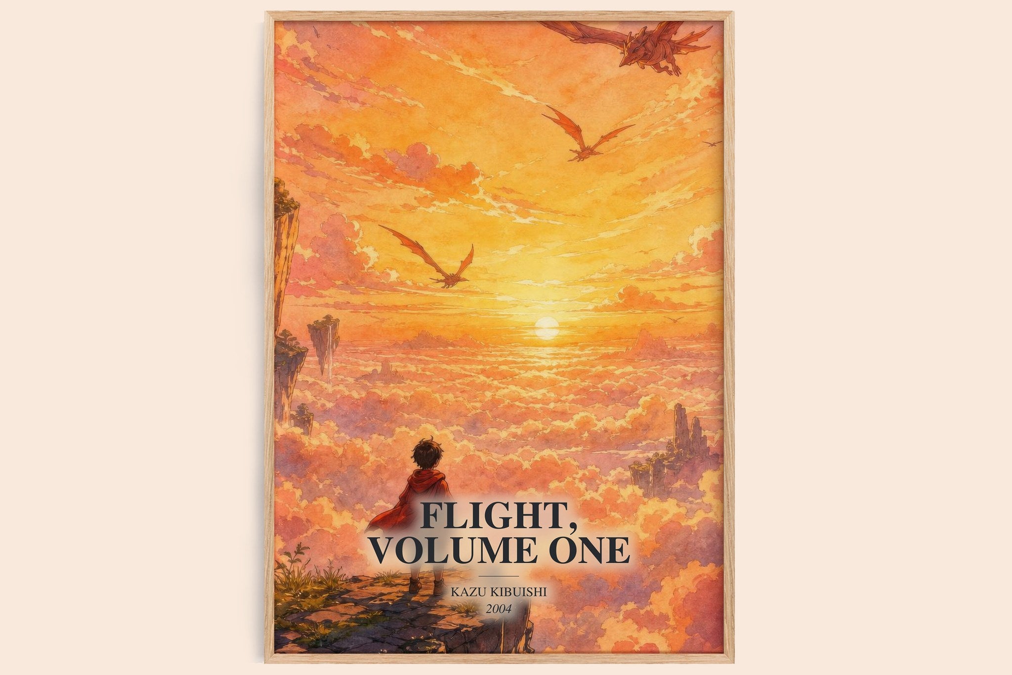 Flight, Volume One Book Watercolour Illustration by Kazu Kibuishi