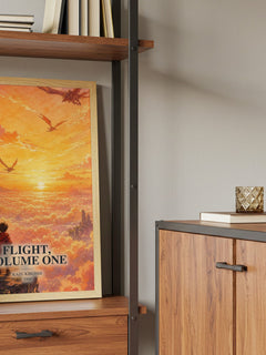 Flight, Volume One book watercolour illustration paper finish options – matte satin gloss