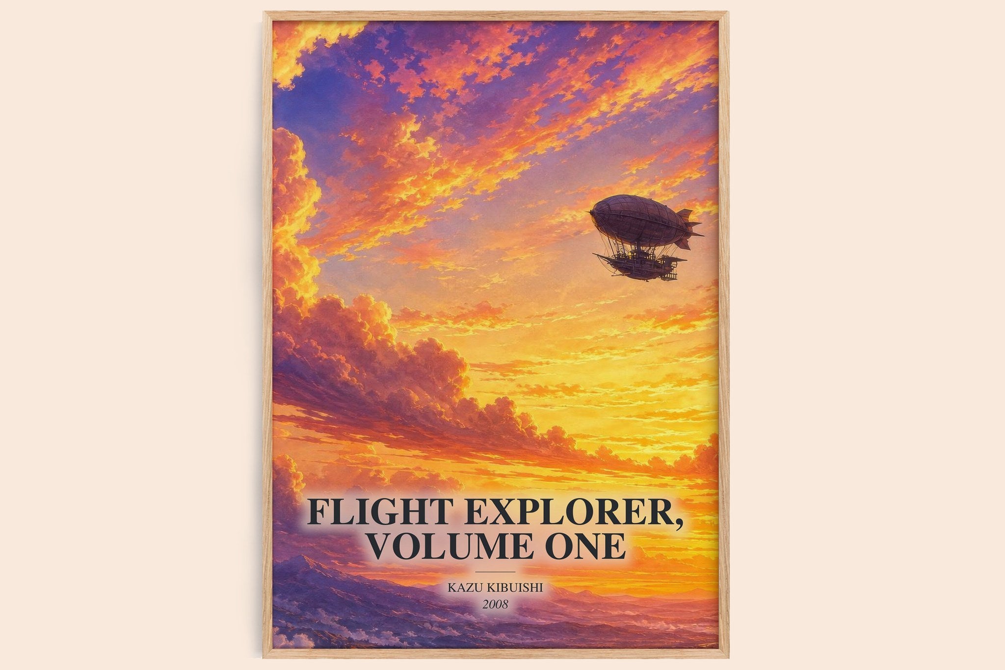 Flight Explorer, Volume One Book Watercolour Illustration by Kazu Kibuishi