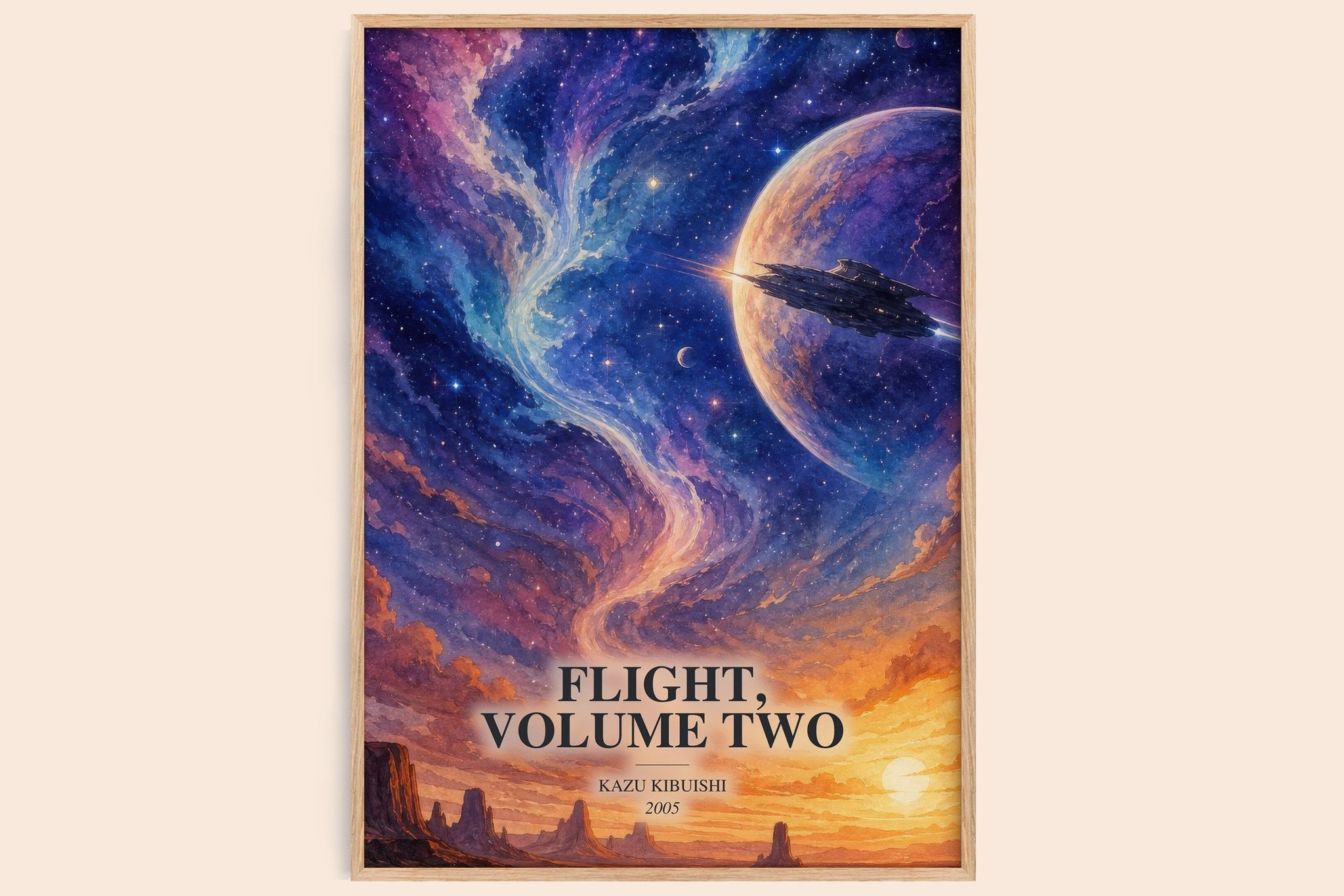 Flight, Volume Two Book Watercolour Illustration by Kazu Kibuishi