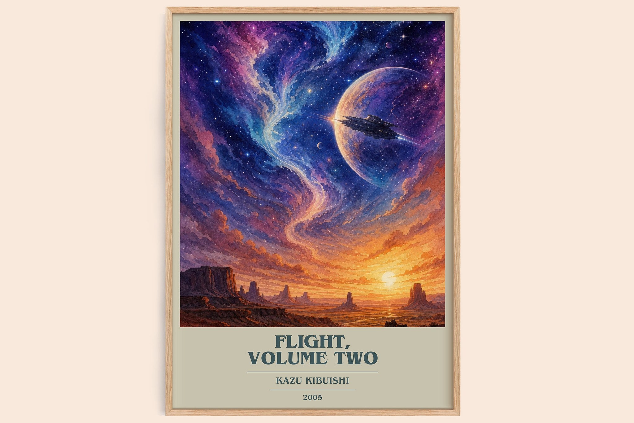 Flight, Volume Two Book Cover Poster by Kazu Kibuishi